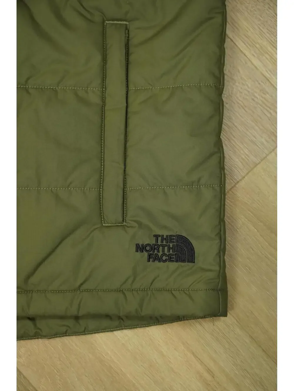 The North Face Puffer Vest, Men's Large Olive Green‎ Black - GorpCore, Preppy